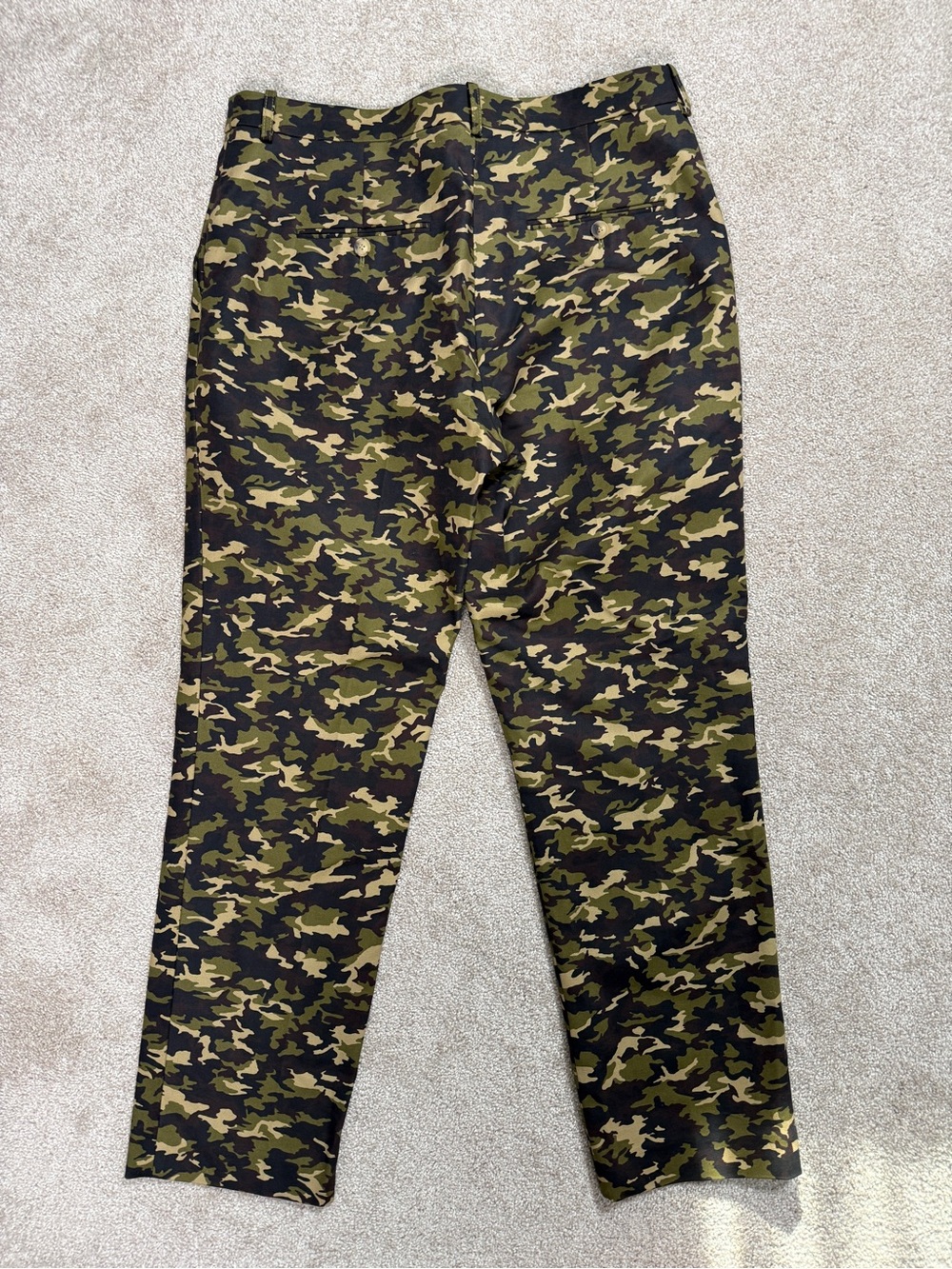 MICHAEL KORS COLLECTION CAMOUFLAGE TAILORED PANTS — SIZE 10 - Picture 13 of 16